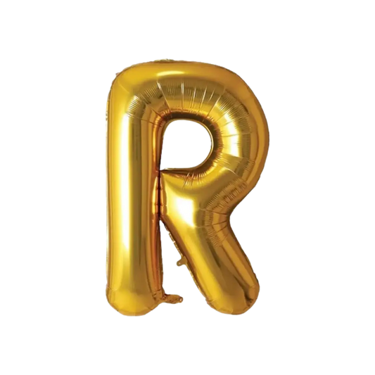 Birhtday Foil Balloon Letter R