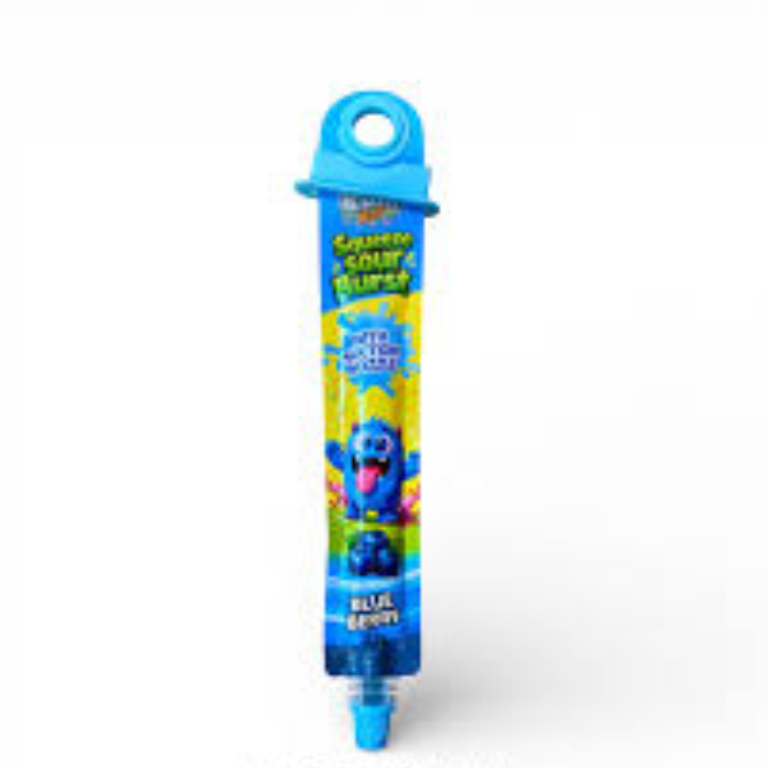 Bumble Bee Squeeze Sour Burst Candy Blue Berry 23gm