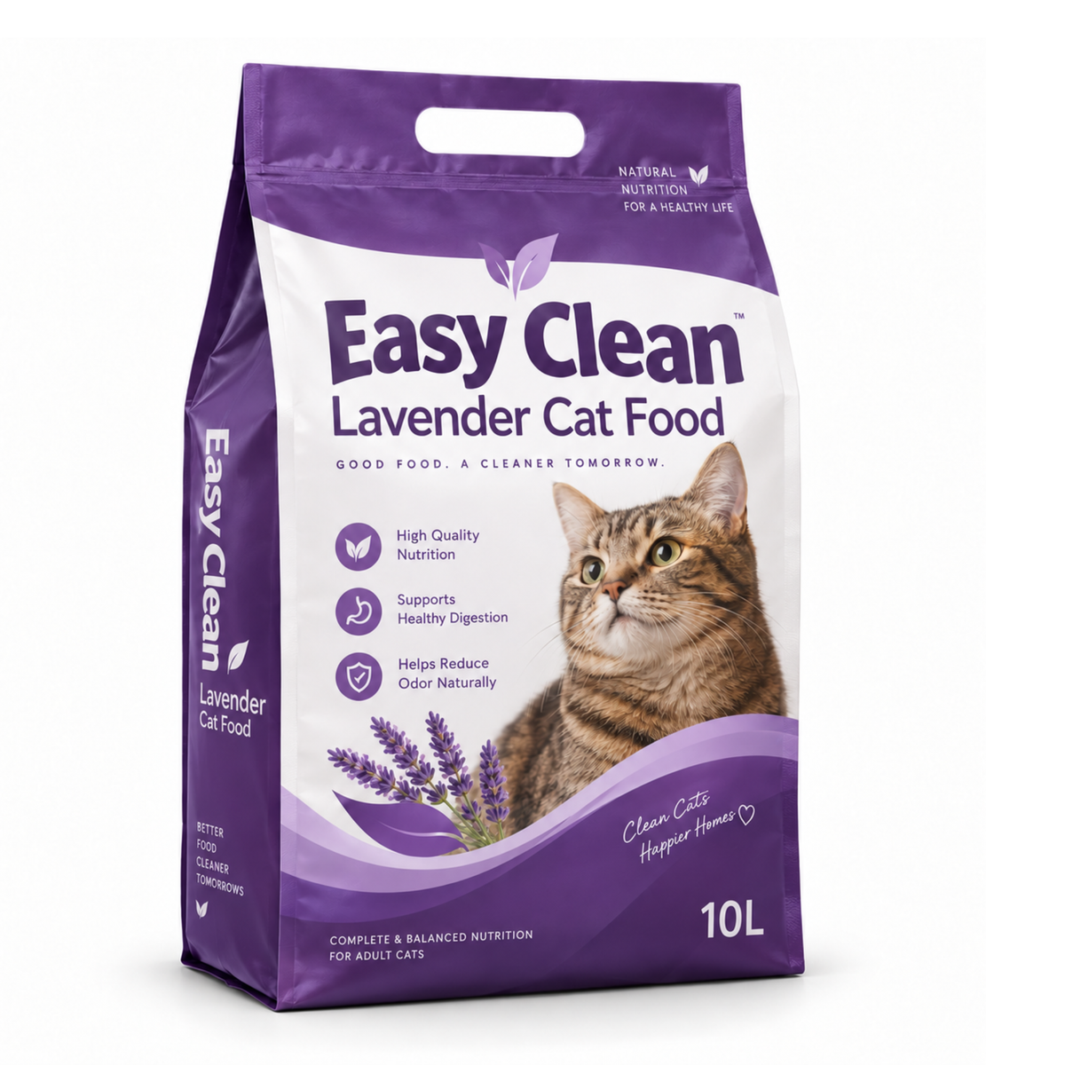 Easy Clean Lavender Cat Food 5L