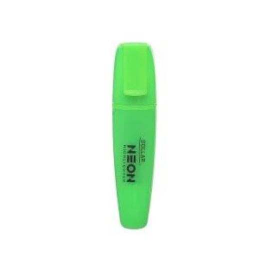 Dollar Neon Highlighter Green 1P