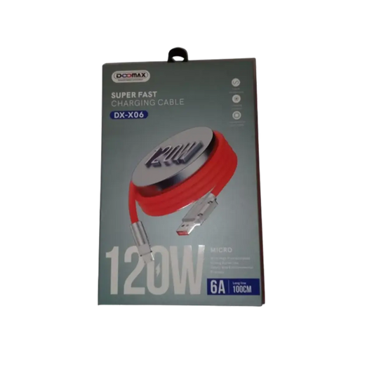 Doomax Super Fast Charging Cable 120W Micro Dx-X06
