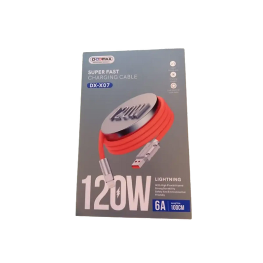 Doomax Super Fast Charging Cable 120W Lightning Dx-X07