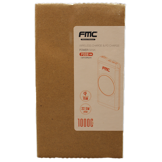 FMC Wireless Charger & Power Bank 10000mha