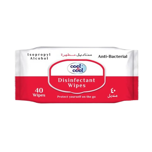 Cool & Cool Disinfectant Wipes 40s