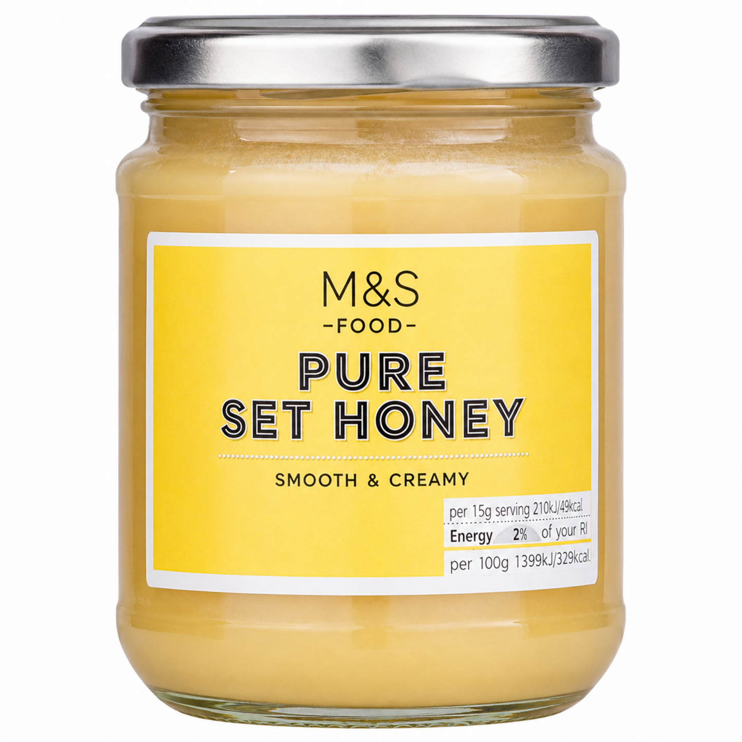 M&S Pure Set Honey Smooth Creamy 340g