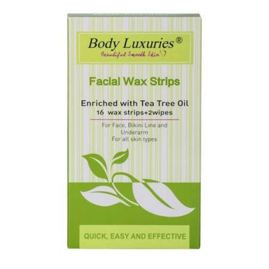 Body Luxuries body wax strip tea tree oil