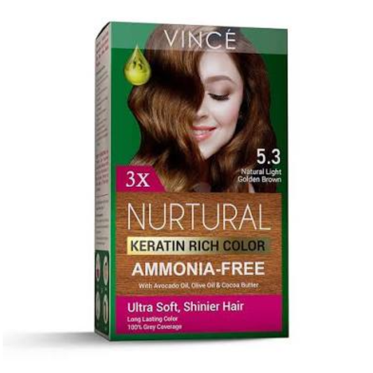 Vince Nurtural Keratin Rich Colour Golden Brown 5.3
