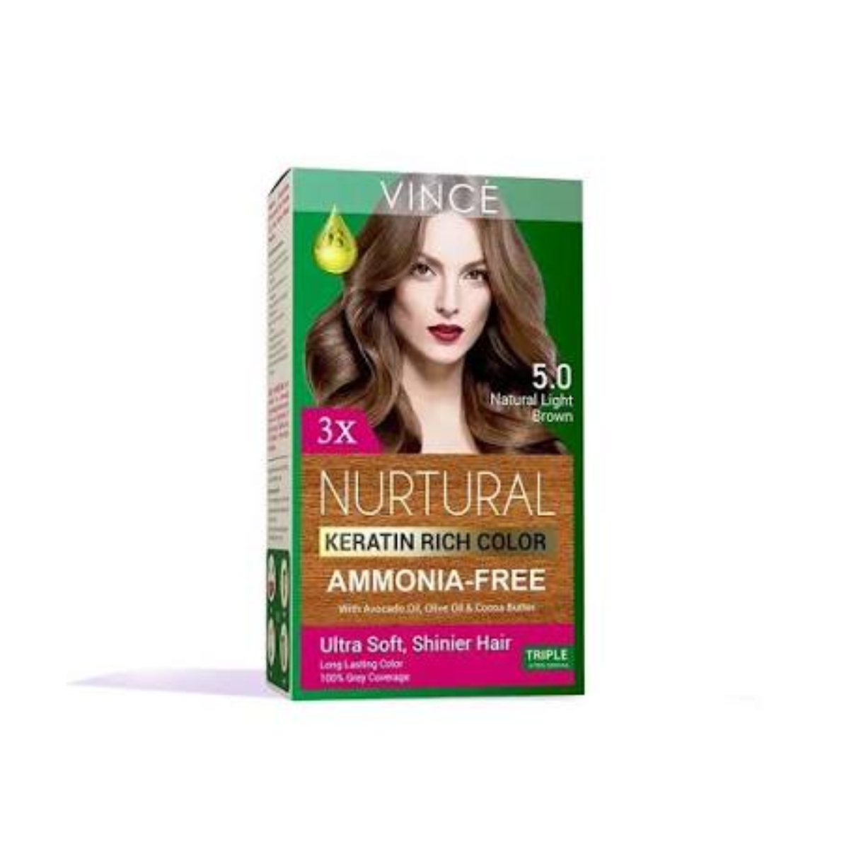 Vince Nurtural Keratin Rich Colour Light Brown 5.0