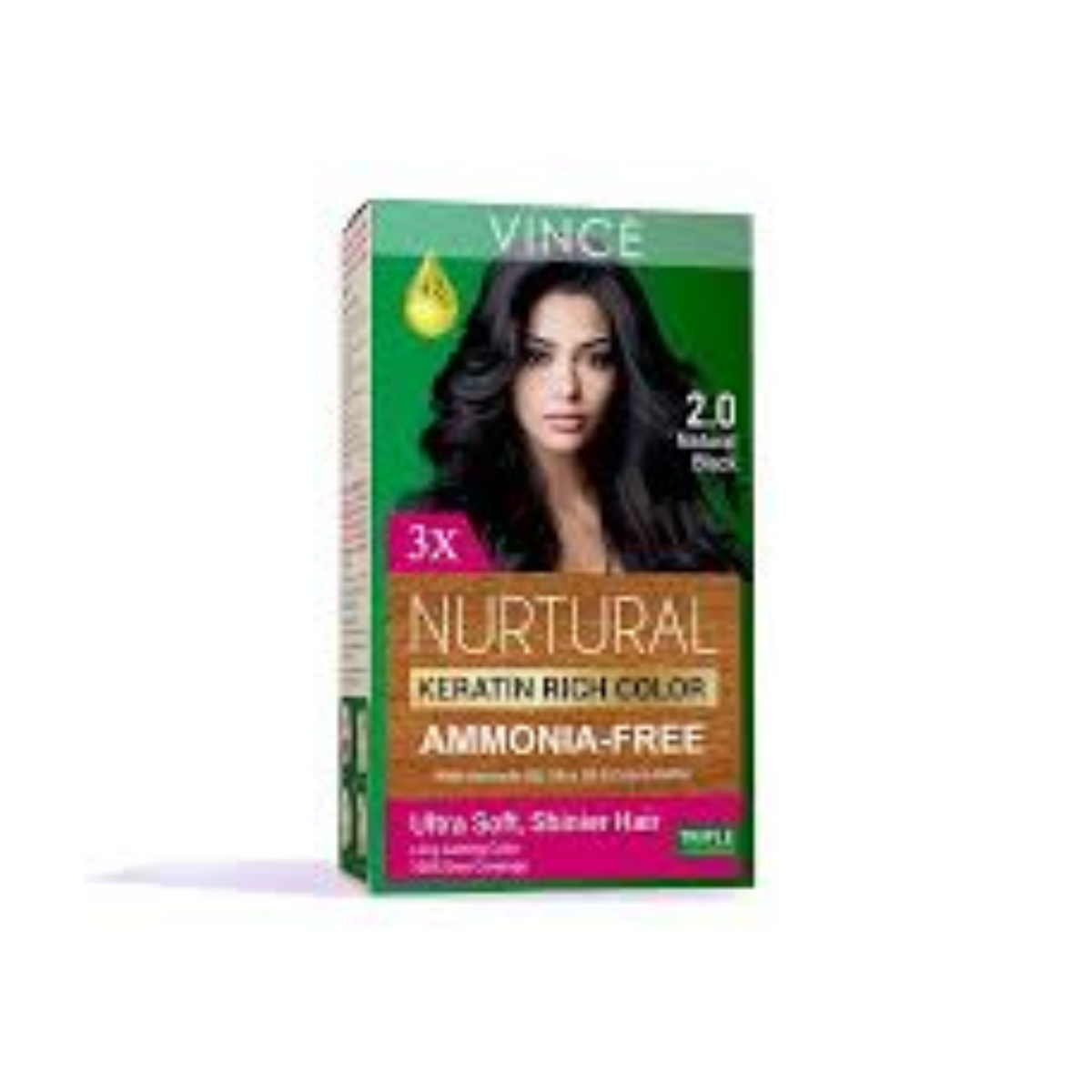 Vince Nurtural Keratin Rich Colour Natural Black 2.0