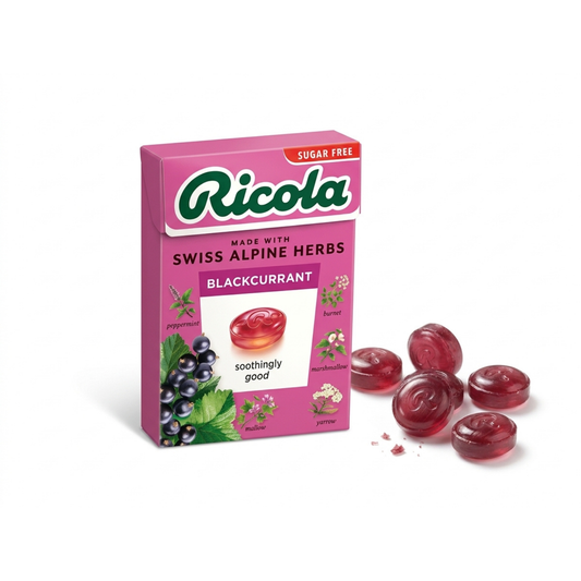 Ricola Swiss Black Currant Mints 10s 45g