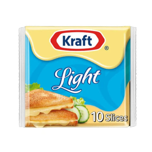 Kraft Slice Cheese Light 10 Slice packaging