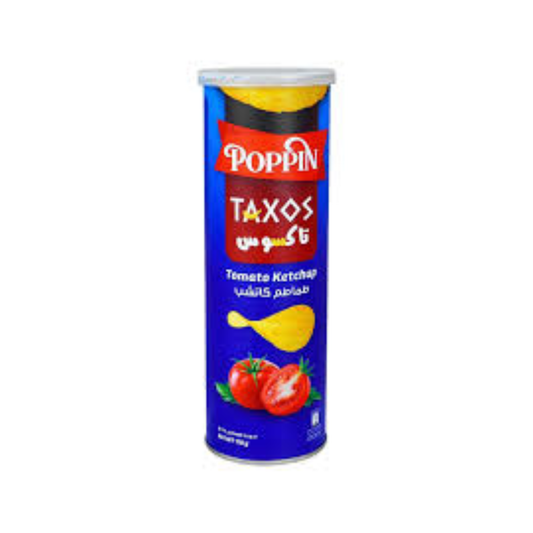 Poppin Taxos Tomato Ketchup Chips 110gm