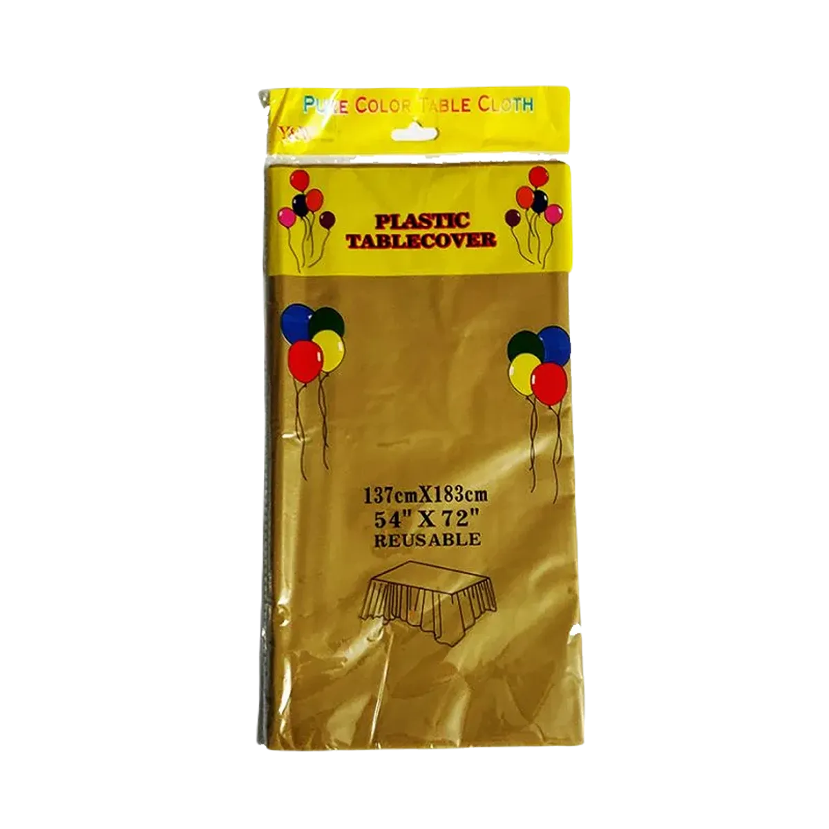 Happy Birthday Plastic Table cover