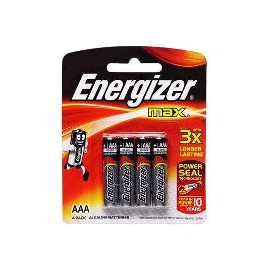 Energizer Batteries AAA-4 2016 No Max