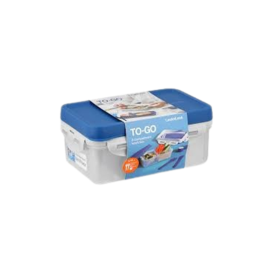 LocknLock To Go 3 in 1 lunch box 1lt blue