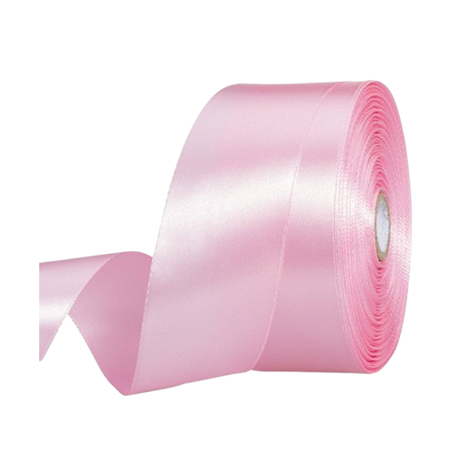 Ribbon Flower Baby Pink Color Large 50s