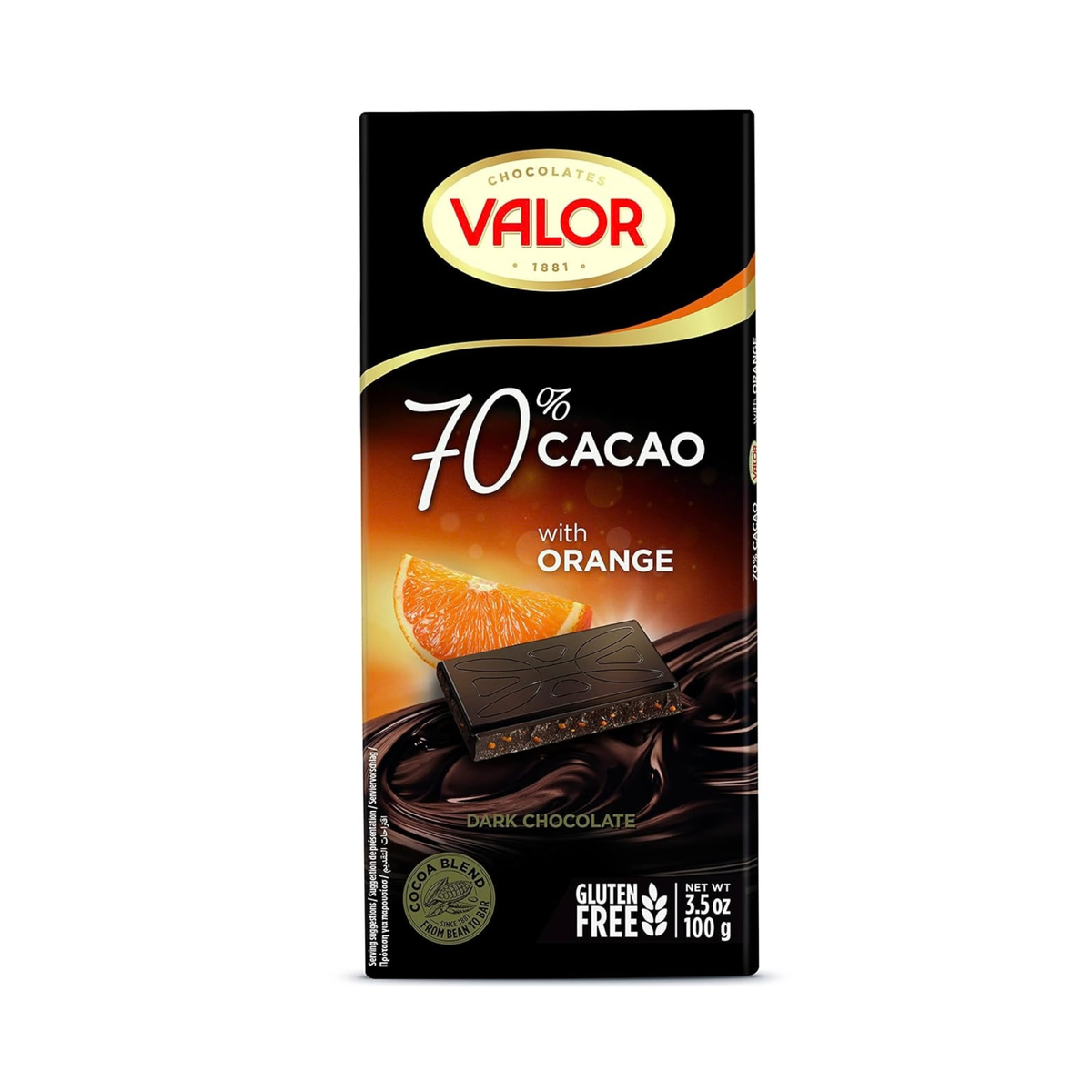 Valor Almond Dark Chocolate Bar 150g