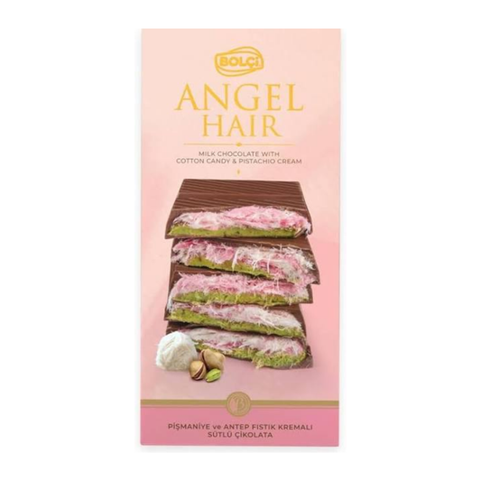 Bolci Cotton Candy Pistachio Milk Chocolate Bar 170g