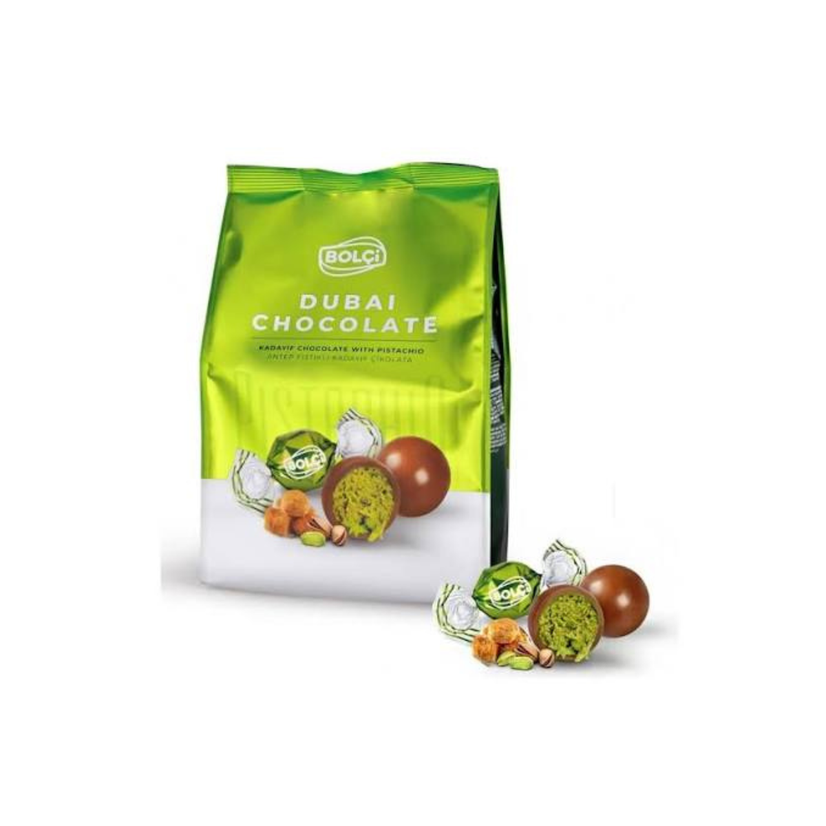 Bolci Dubai Dark Chocolate With Pastachio 120g
