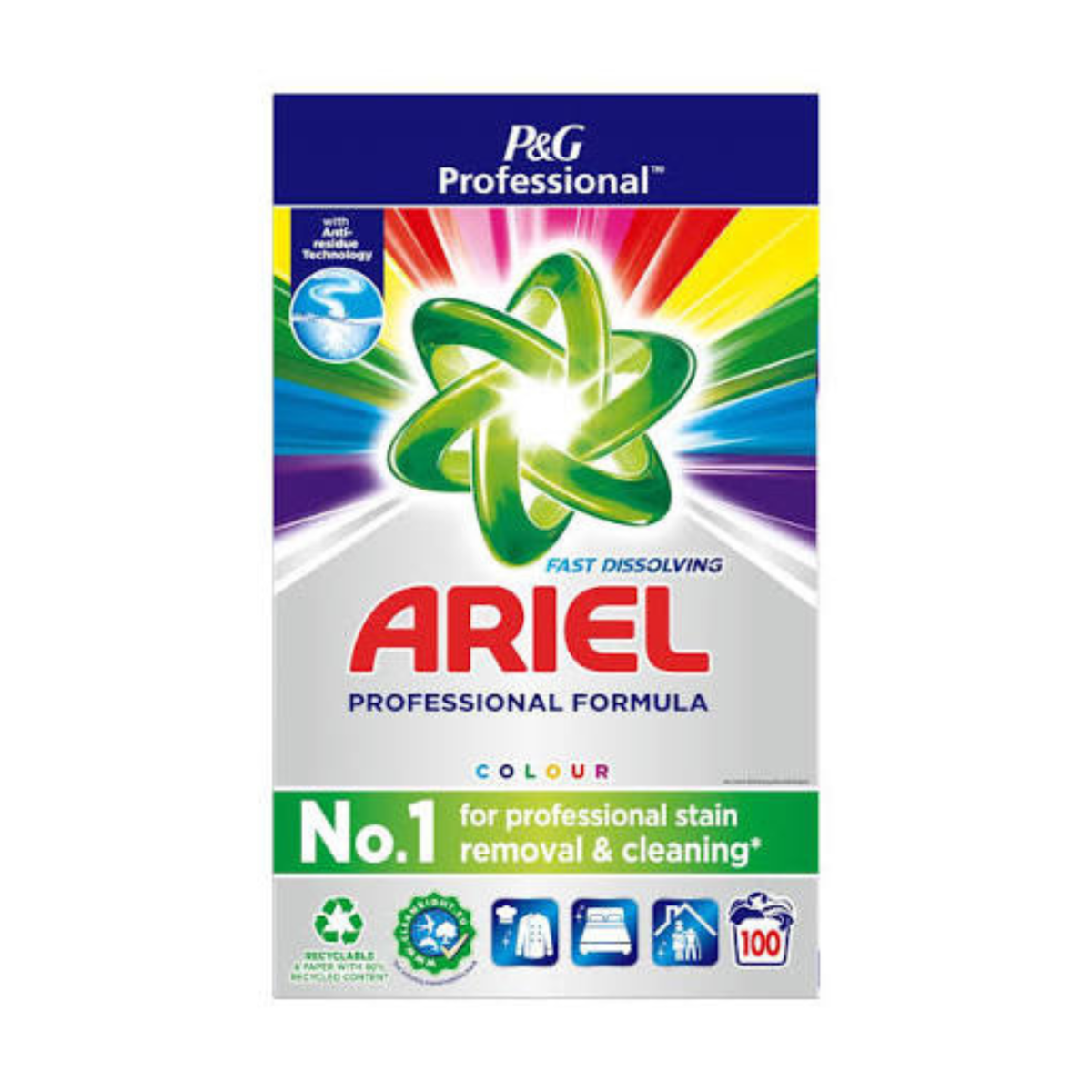 Ariel Professional Washing Powder Colour 100 washes, 6kg