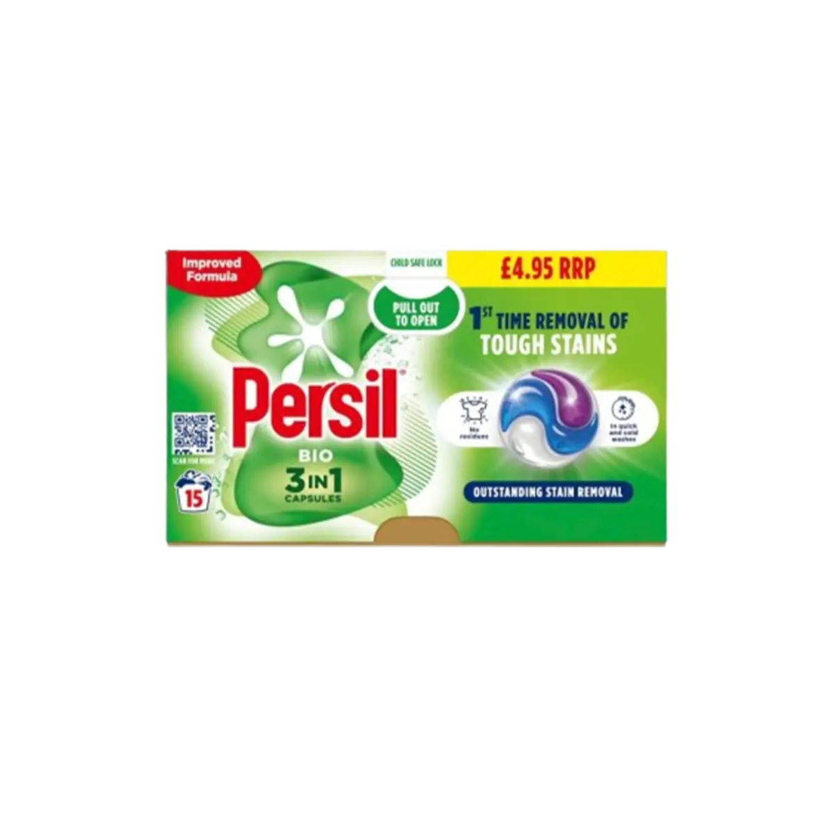 Persil 3In1 Capsules Bio 15S 316.5G