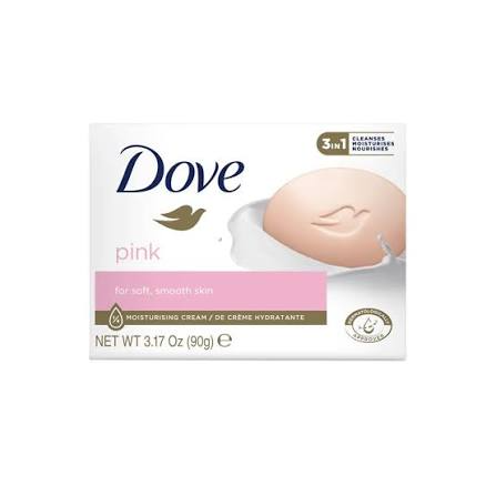 Dove Pink Moisturising Cream Bar Soap 90g