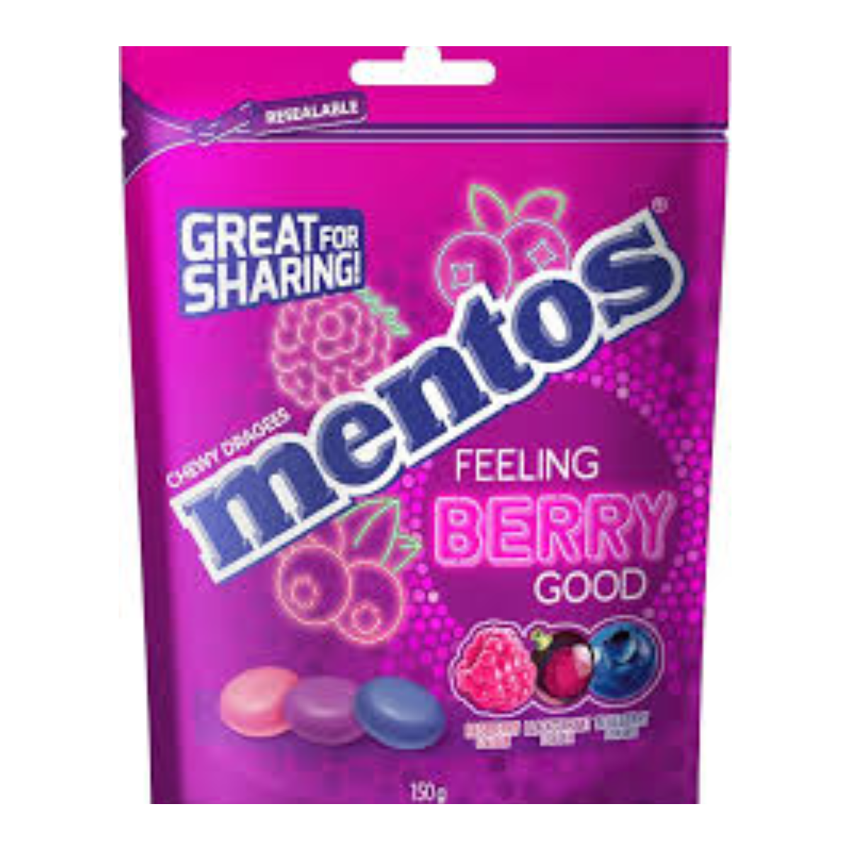 Mentos Candy Berry 150g