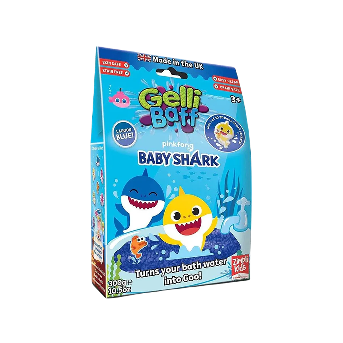 Zimpli Gelli Baff Baby Shark - Blue Lagoon