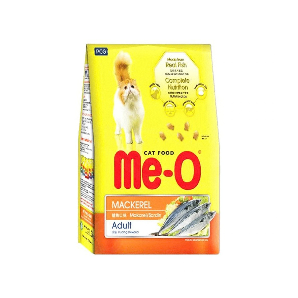 Me-O Adult Cat Food Mackerel 450g