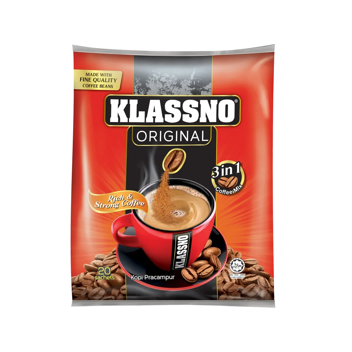 Klassno Original 3 In 1 Sachet 20G