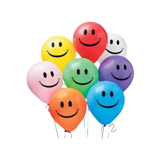 File Dholki Smile Balloons 6Pcs