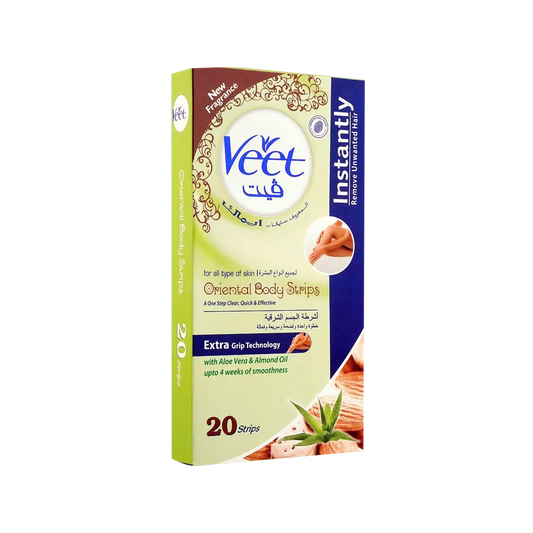 Veet Instantly With Aloe Ver & Almond Oil 20Strips