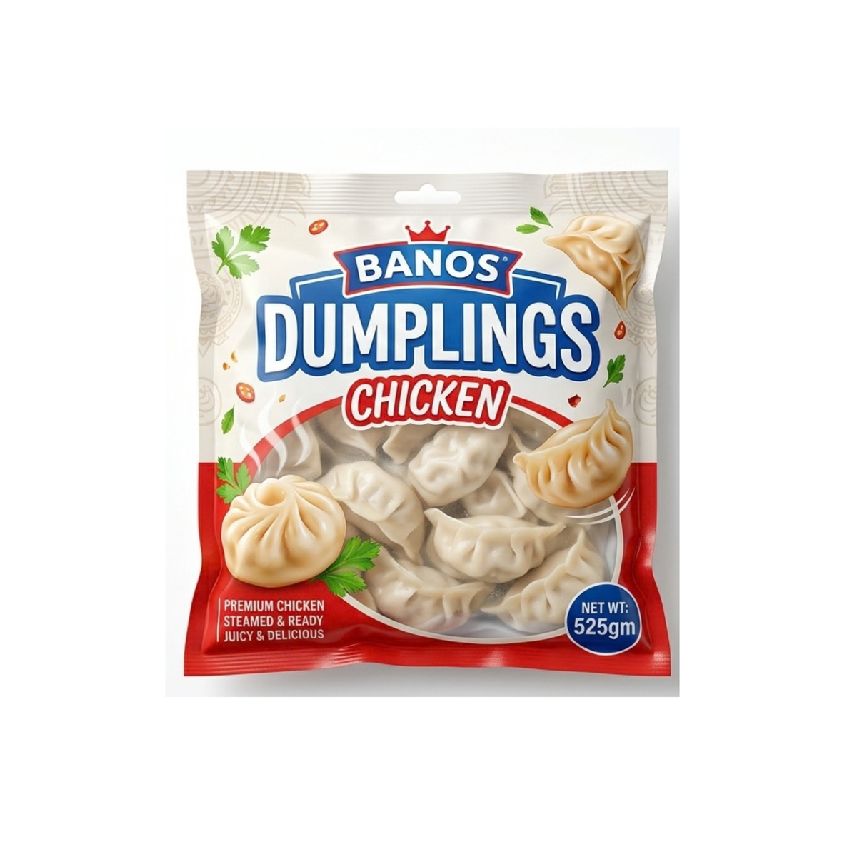 BanosDumplings Chicken 525Gm