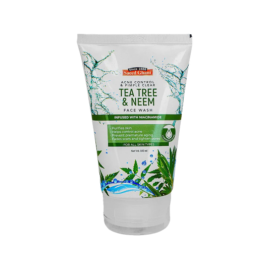 Saeed Ghani Ta Tree & Neem Face Wash 100Ml