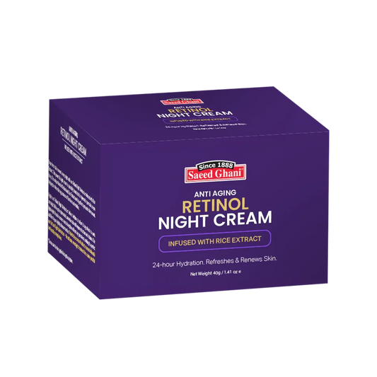 Saeed Ghani Anti Aging Retinol Night Cream 40G