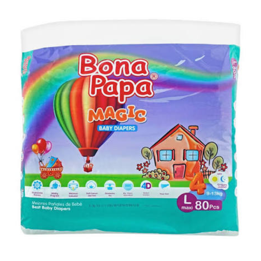 Bona Papa Baby Diapers Magic Maxi Large No.4 80 Pcs