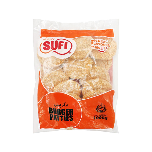Sufi Burger Patties (Poly Bag) 1kg