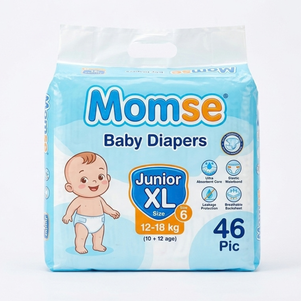 Momse Baby Diapers Junior Xl 46Pic