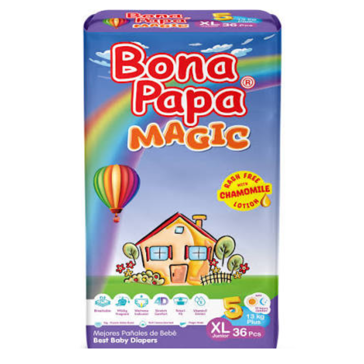 Bona Papa Magia Baby Dipers Midi 5-10 kg 60 Pic