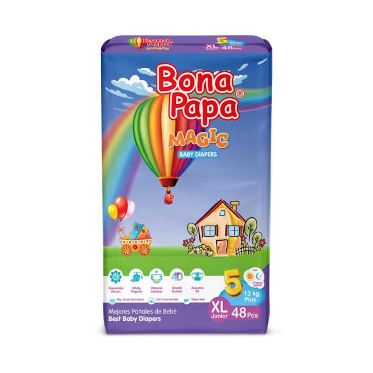 Bona Papa Baby Diaper Jumbo No.5 48pcs