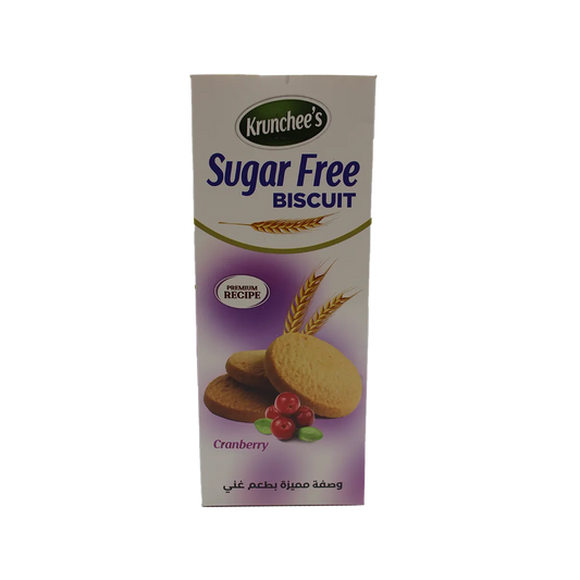 Krunchees Sugar Free Biscuit Premium Recips Cranberry 100G