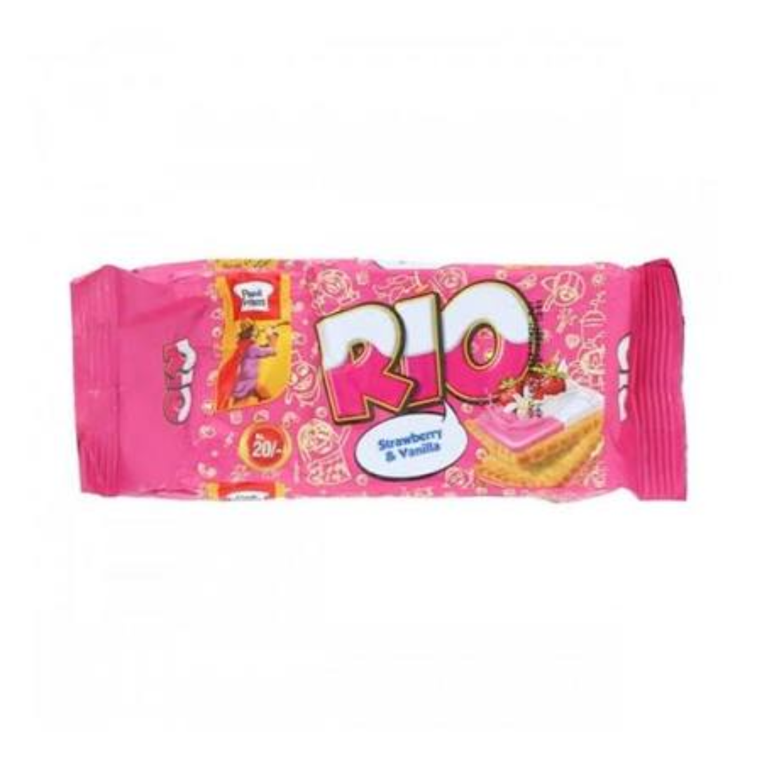 Peek Freans Rio Strawberry Vanilla Biscuits