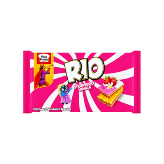 Peek Freans Rio Strawberry Vanilla Biscuits