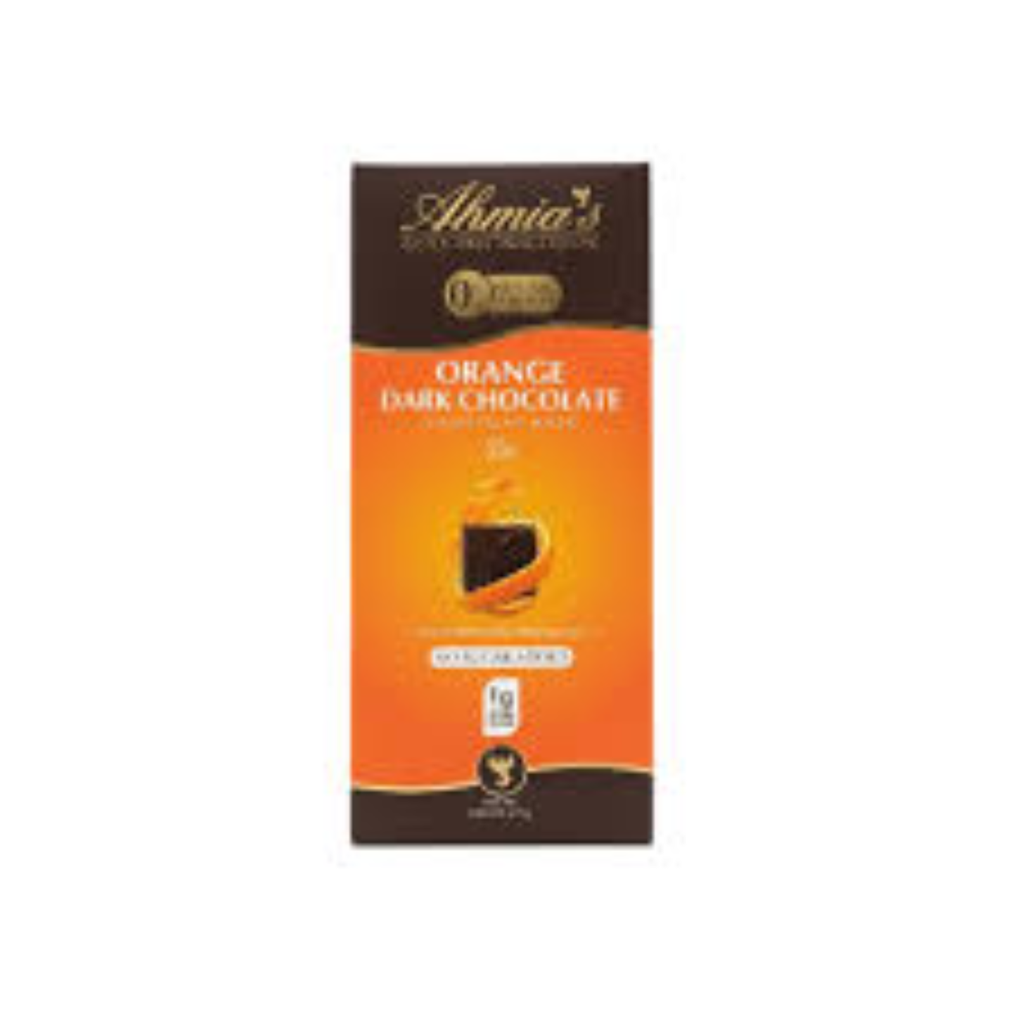 Ahmias Gluten Free Orange Dark Chocolate 55%