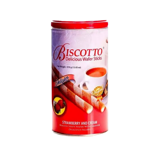 Biscotto Wafers Sticks Strawberry 370G