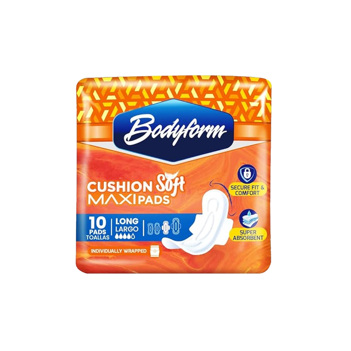 Bodyform cushion soft pad long 10s