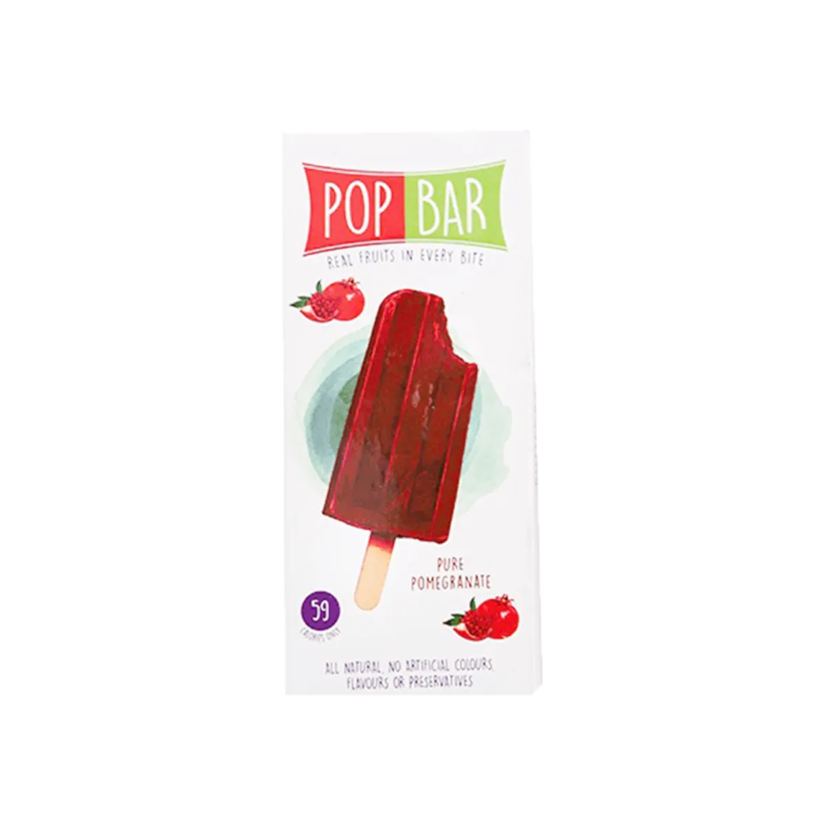 Wholesome Pomegranate Pop Bar 80g
