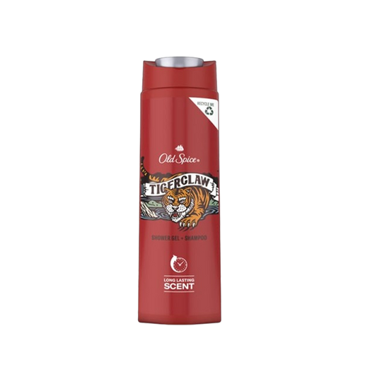 Old Spice Tiger Claw Shower Gel Shampoo 400ml