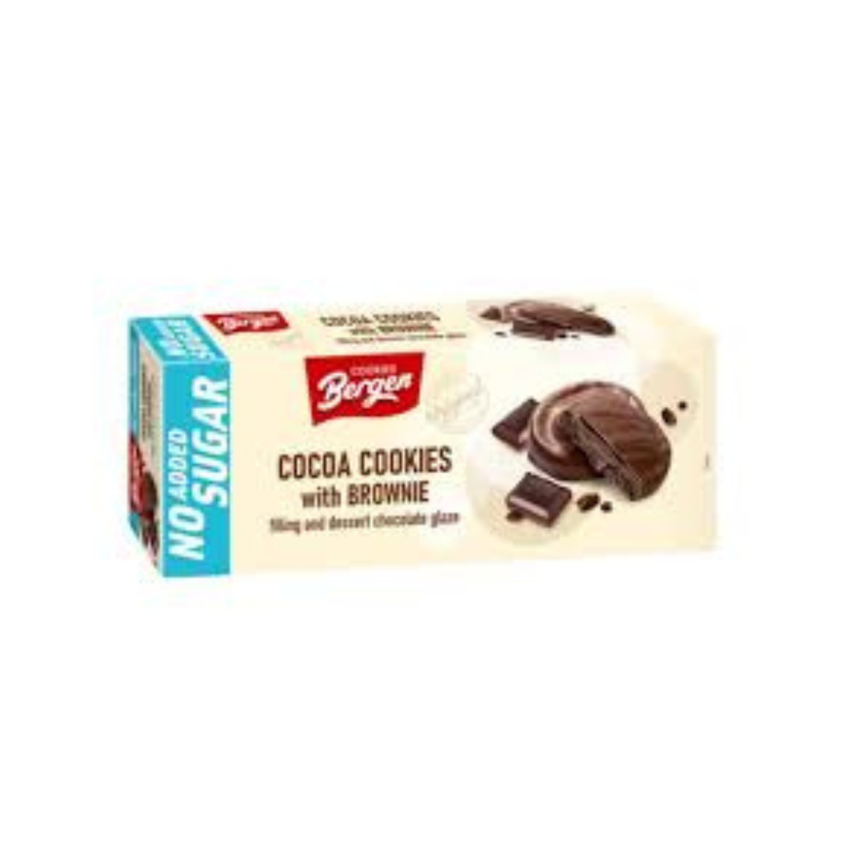 Bergen Cookies Brownie Sugar Free 128g
