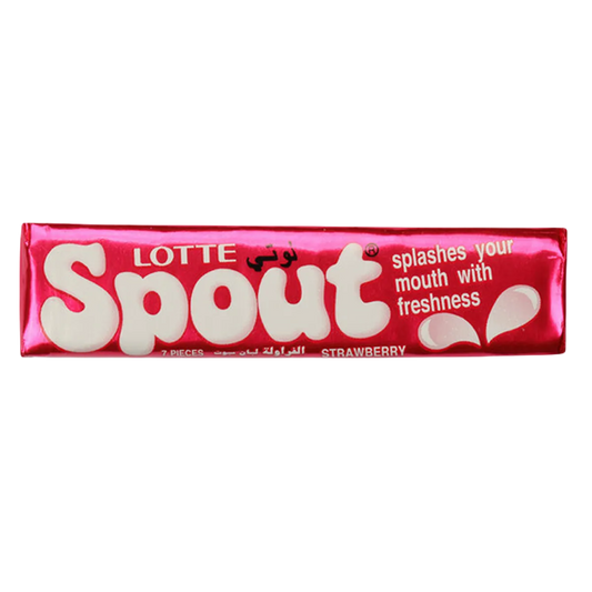 Lotte Strawberry Spout Gum 23.80g